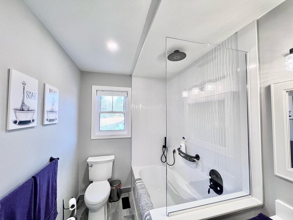 Moen bathroom fixtures installed by Dyson Contracting